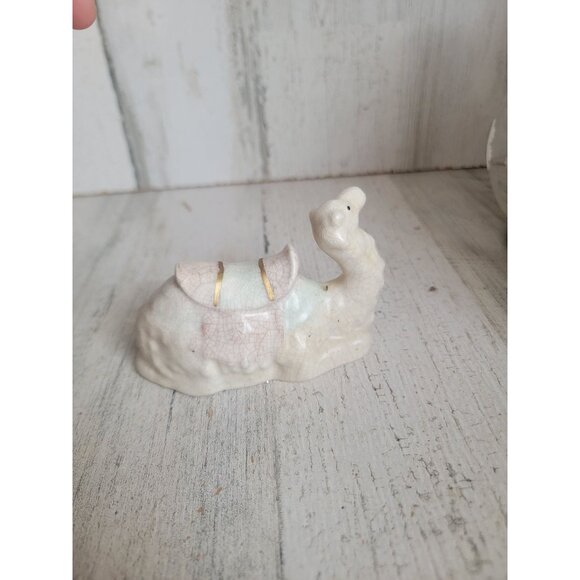 Vintage‎ religious Nativity scene camel animal ceramic figure xmas - Picture 4 of 5